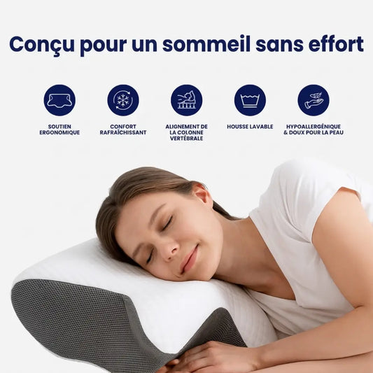 L’oreiller CoreHug™ original – Fini les douleurs matinales
