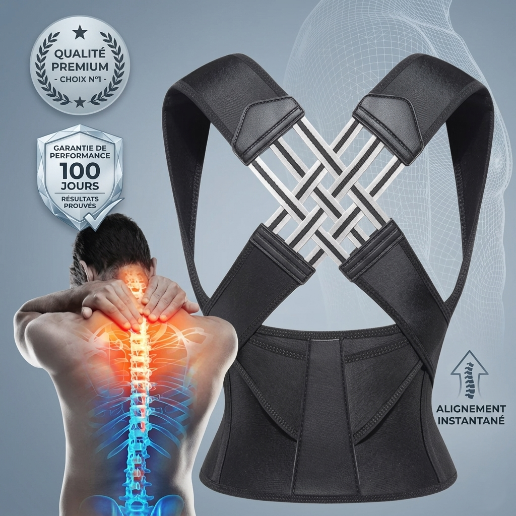 Ceinture CoreHug™ – Soulage les douleurs dorsales et améliore la posture